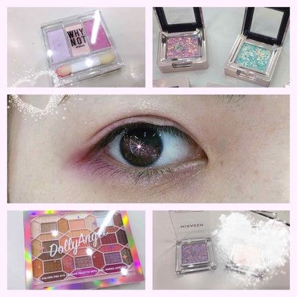 グリッタースプリンクルアイズ 02 ユニコーンドリーム/MIRAGEM/グリッターを使ったクチコミ(1枚目)