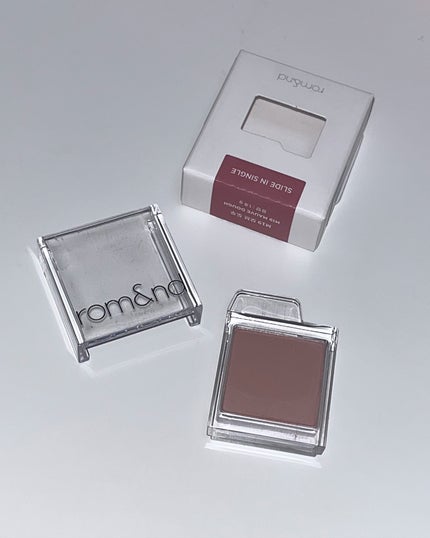 スライドインシングル/rom&nd/単色アイシャドウを使ったクチコミ(4枚目)