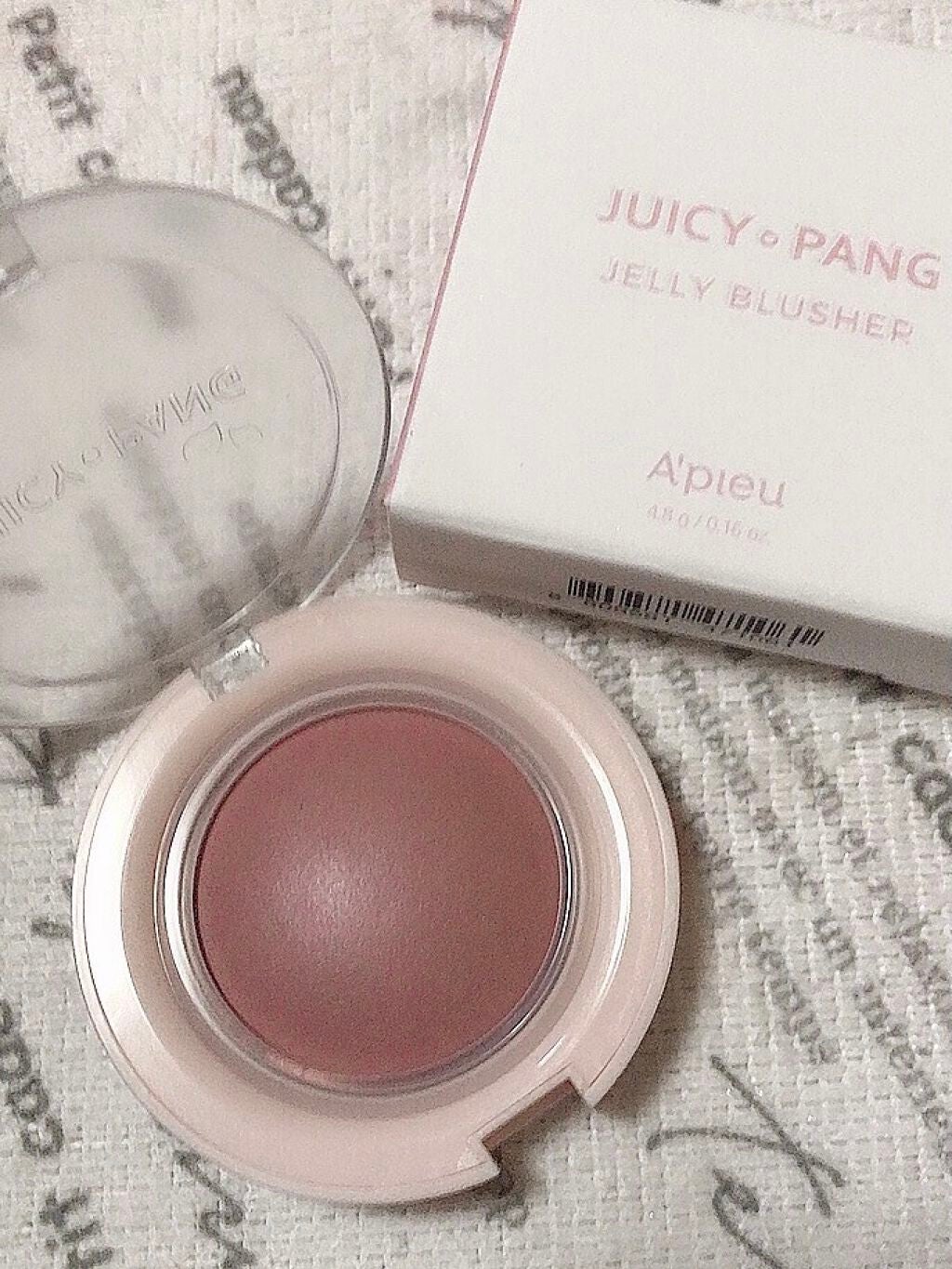 アピュー ジューシーパン ジェリーチーク/A’pieu/ジェル・クリームチークを使ったクチコミ(1枚目)