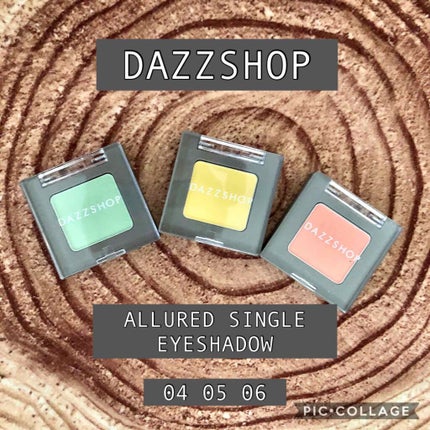 アリュールド シングル アイシャドウ/DAZZSHOP/単色アイシャドウを使ったクチコミ(1枚目)