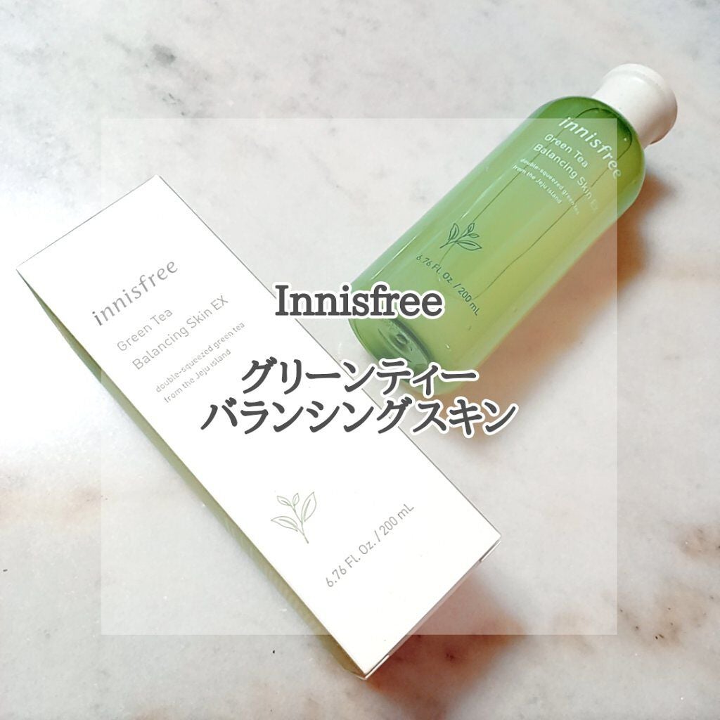グリーンティー バランシングスキン/innisfree/化粧水を使ったクチコミ(1枚目)