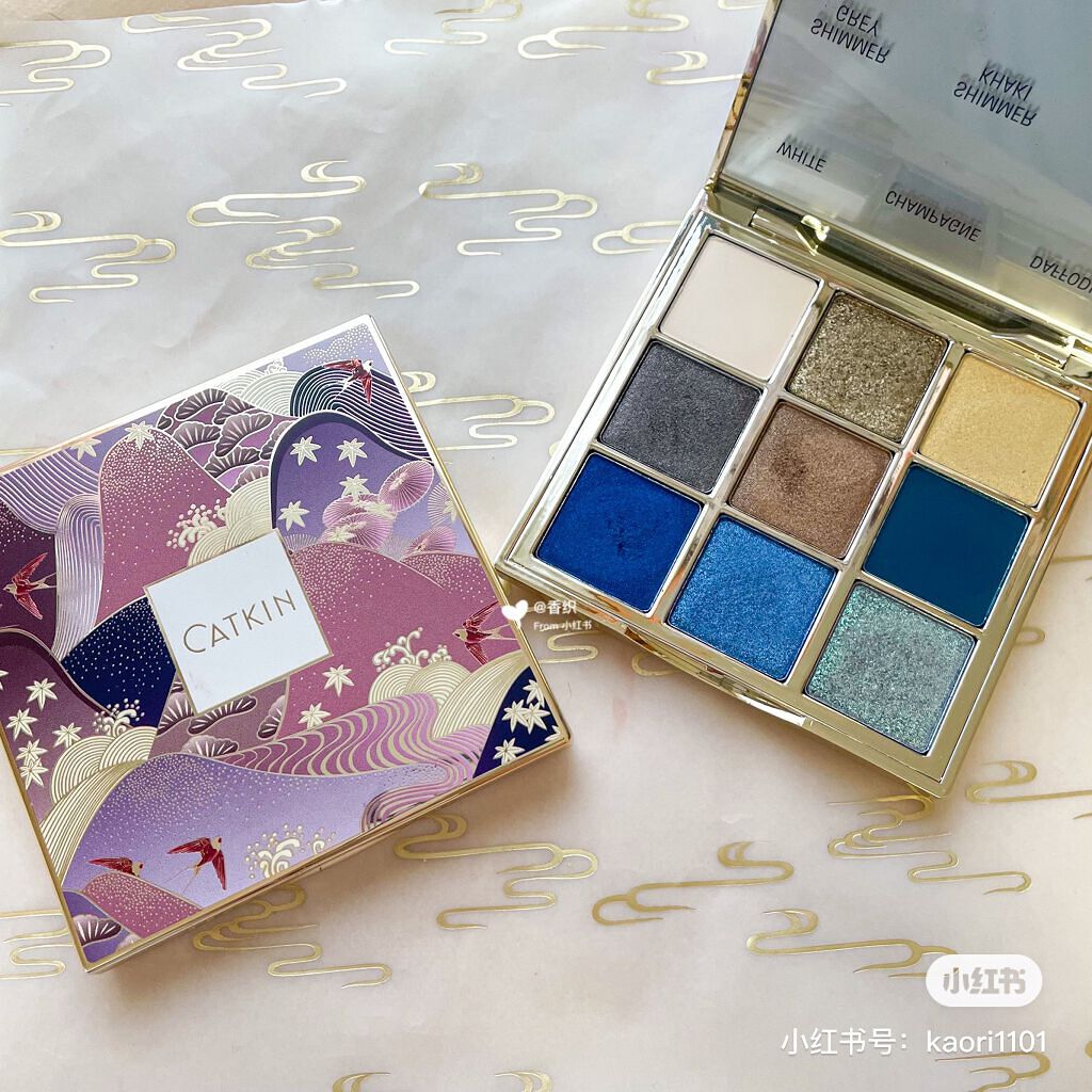 長相思シリーズ 9色アイシャドウパレット/CATKIN/アイシャドウパレットを使ったクチコミ(1枚目)