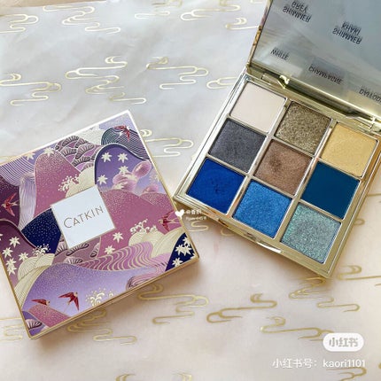 長相思シリーズ 9色アイシャドウパレット/CATKIN/アイシャドウパレットを使ったクチコミ(1枚目)