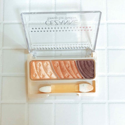 トーンアップアイシャドウ/CEZANNE/アイシャドウパレットを使ったクチコミ(1枚目)