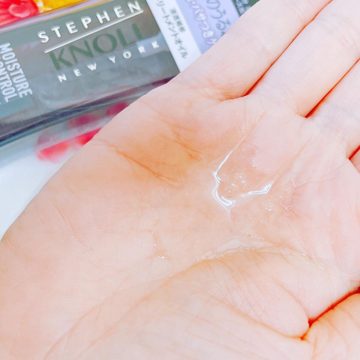 モイスチュアコントロール ヘアオイル W/スティーブンノル ニューヨーク/ヘアオイルを使ったクチコミ(4枚目)