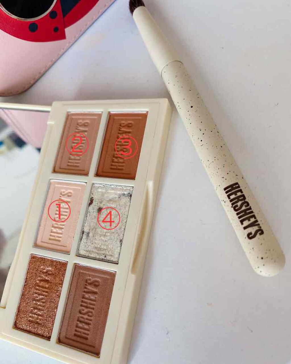 ハーシー プレイカラーアイズミニ/ETUDE/アイシャドウパレットを使ったクチコミ(2枚目)