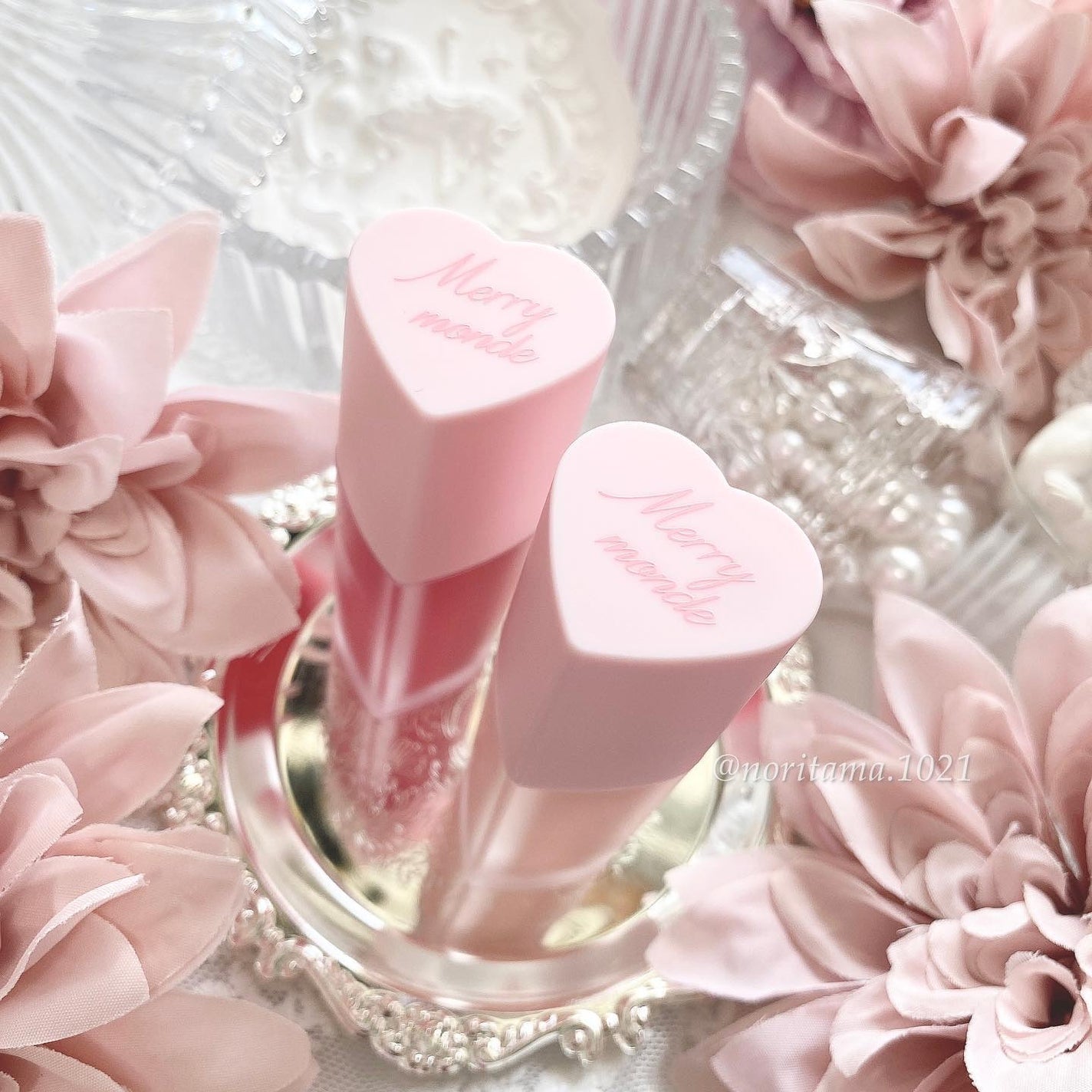 ミルクハートティントリップアンドチーク/Merrymonde/リップティントを使ったクチコミ(7枚目)