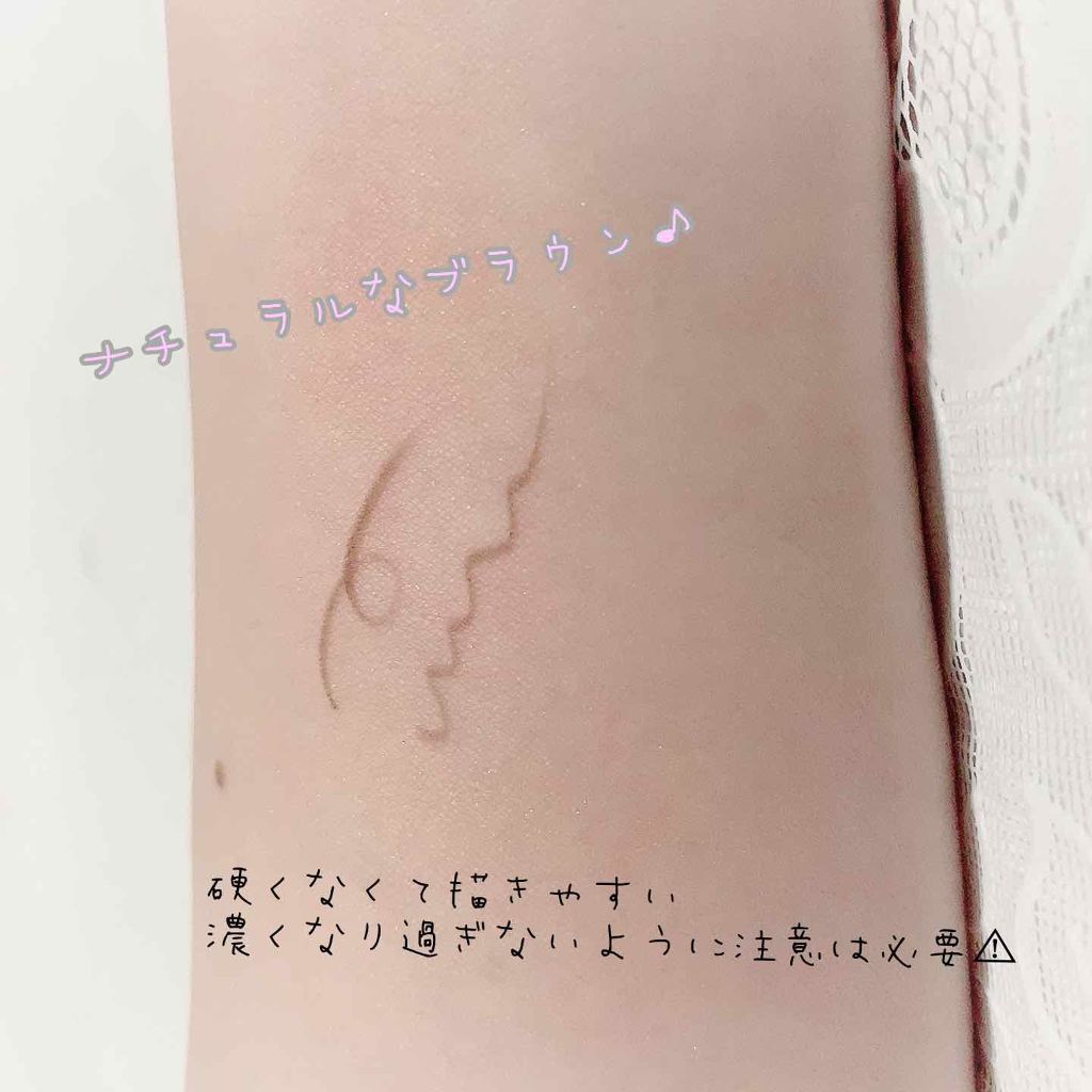 スリムスケッチアイブロウペンシル/U R GLAM/アイブロウペンシルを使ったクチコミ(2枚目)