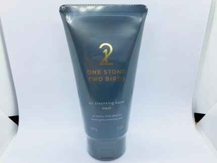 オイルクレンジングバーム ブラック/ONE STONE TWO BIRDS/クレンジングバームを使ったクチコミ(1枚目)