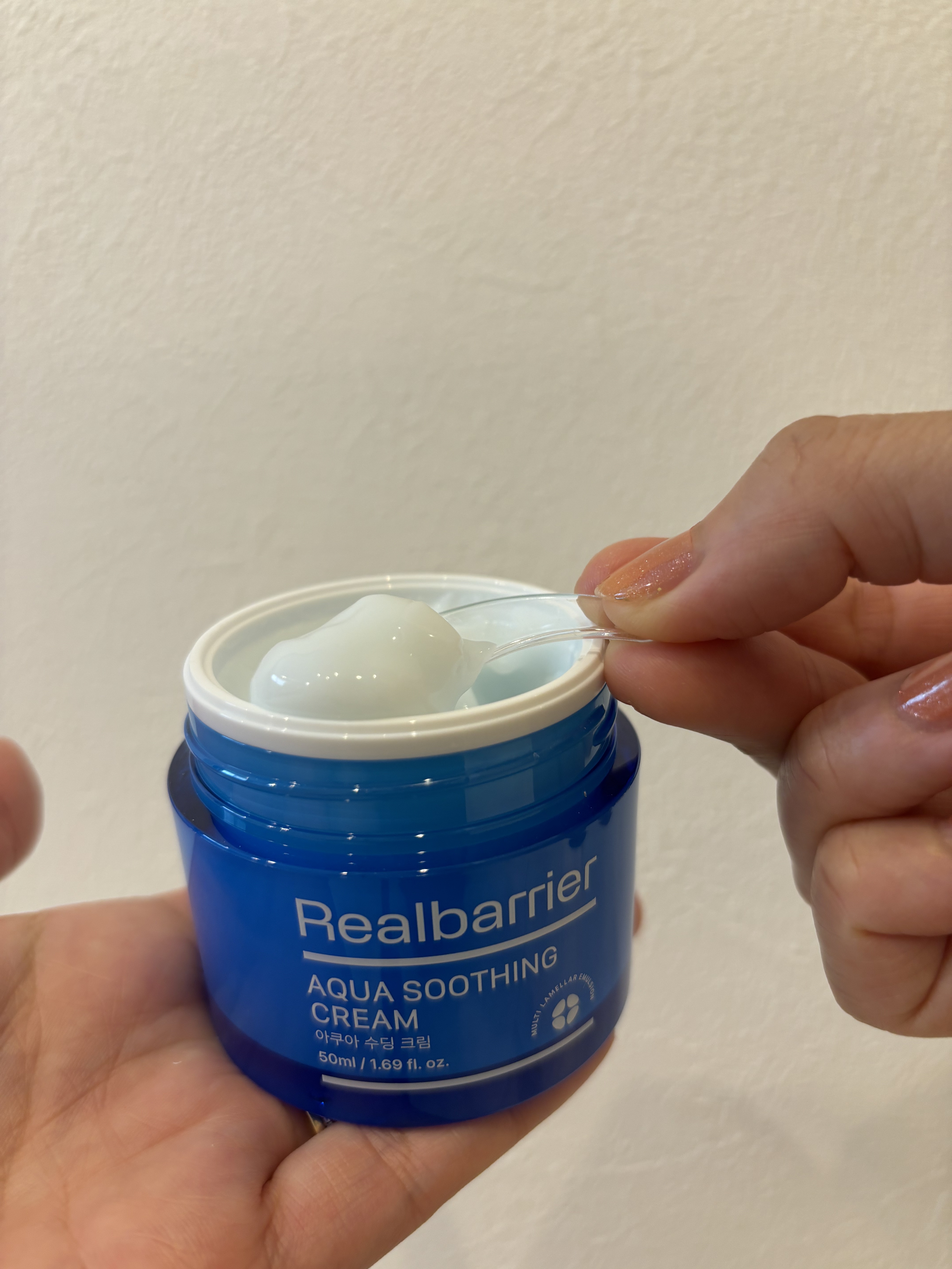 アクアスージングクリーム/Real Barrier/フェイスクリームを使ったクチコミ（2枚目）