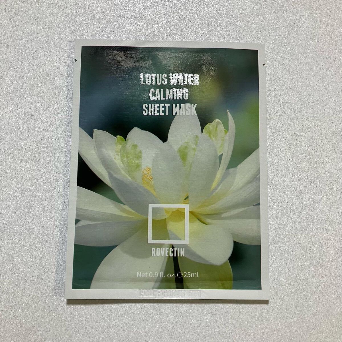 クリーン ロータスウォーターカーミングシートマスク/ロベクチン/シートマスク・パックを使ったクチコミ（1枚目）