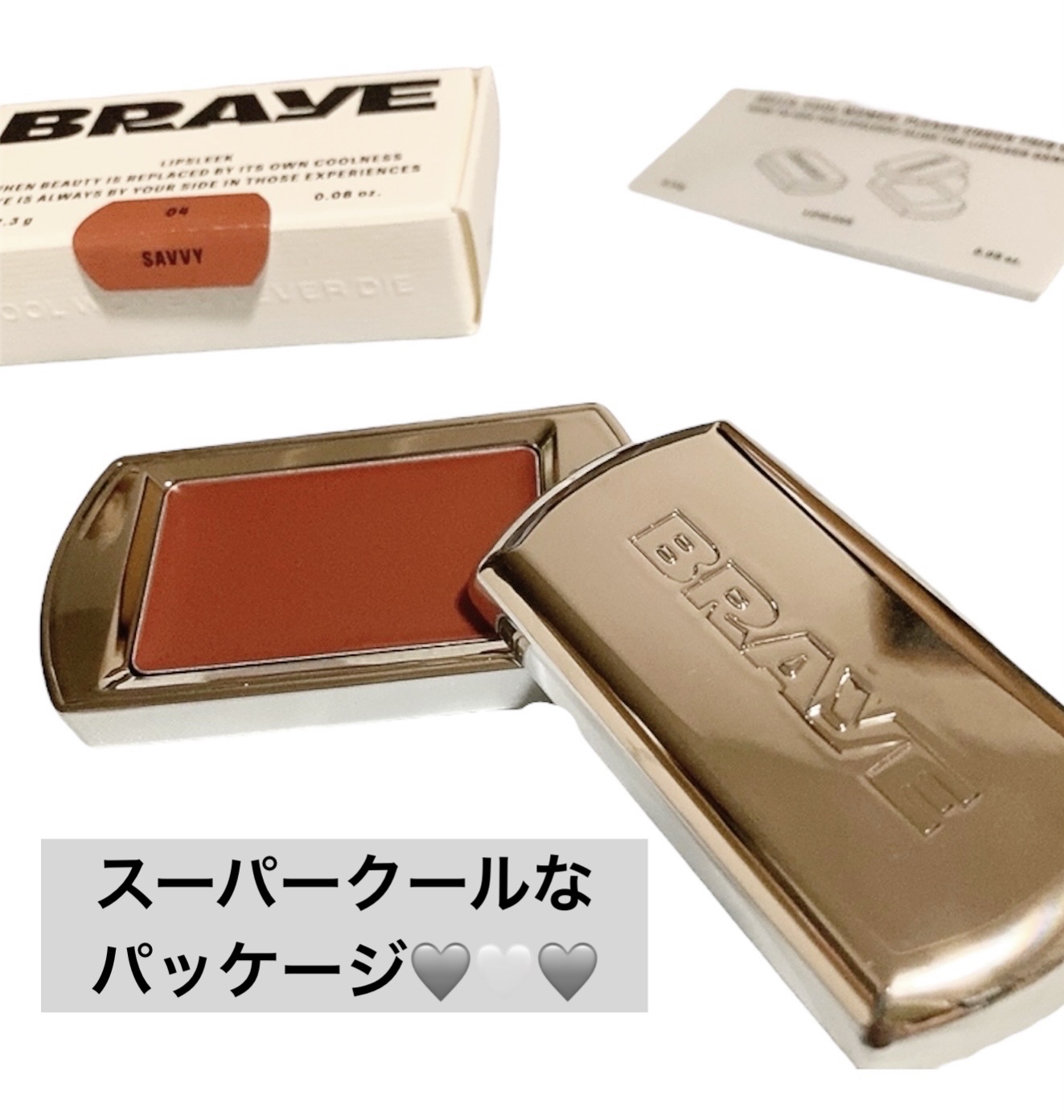 BRAYE LIPSLEEK/BRAYE/口紅を使ったクチコミ（1枚目）