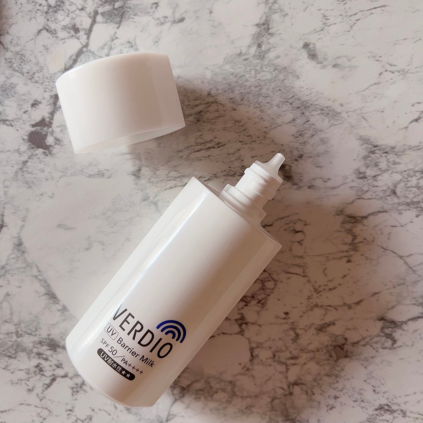 ベルディオ UV バリアミルク/メンターム/日焼け止めミルクを使ったクチコミ(4枚目)