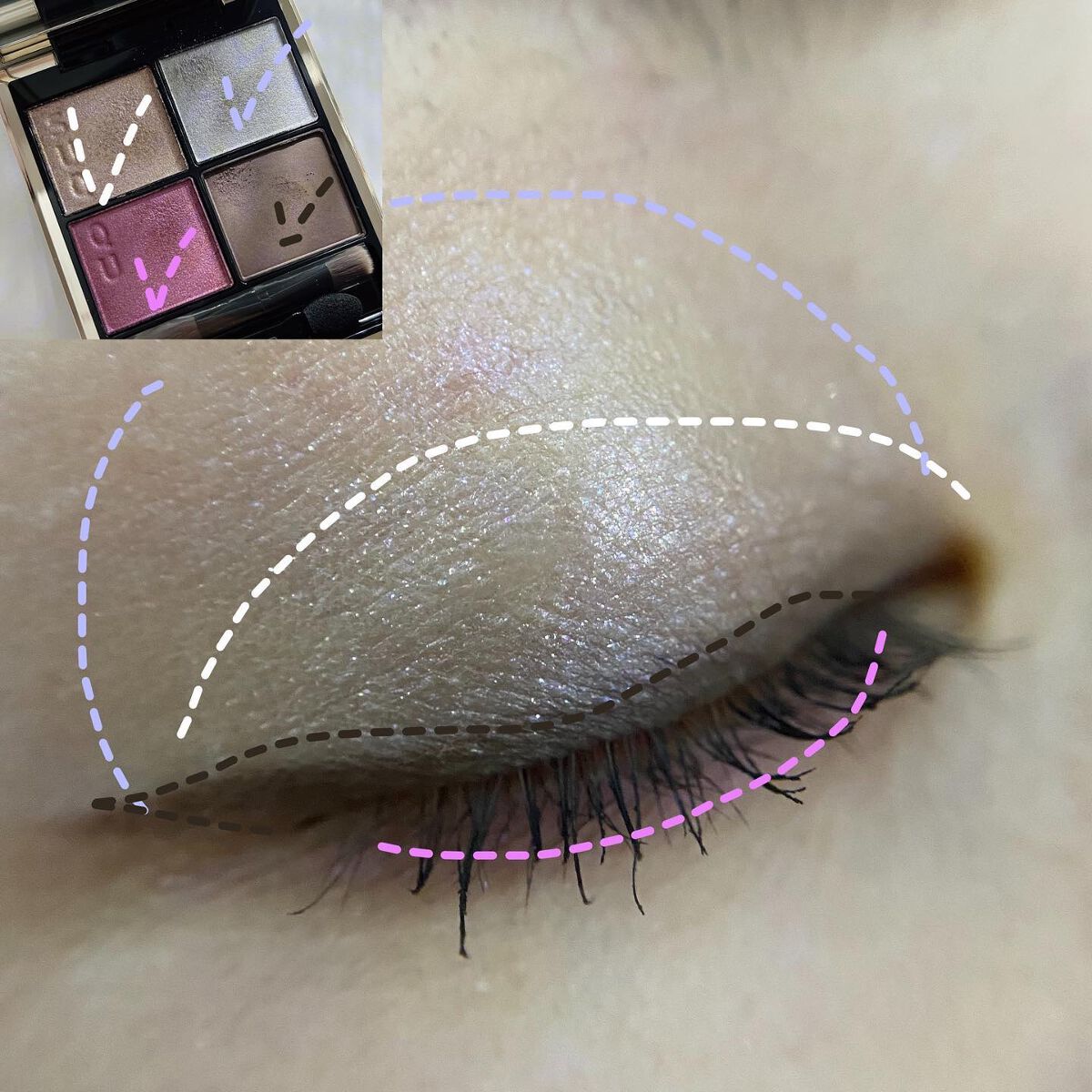 シグニチャー カラー アイズ/SUQQU/アイシャドウパレットを使ったクチコミ（3枚目）