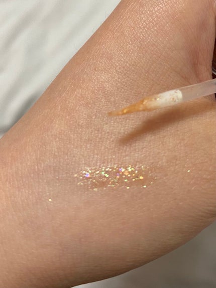 リキッド グリッター シャドウ/rom&nd/グリッターを使ったクチコミ(4枚目)