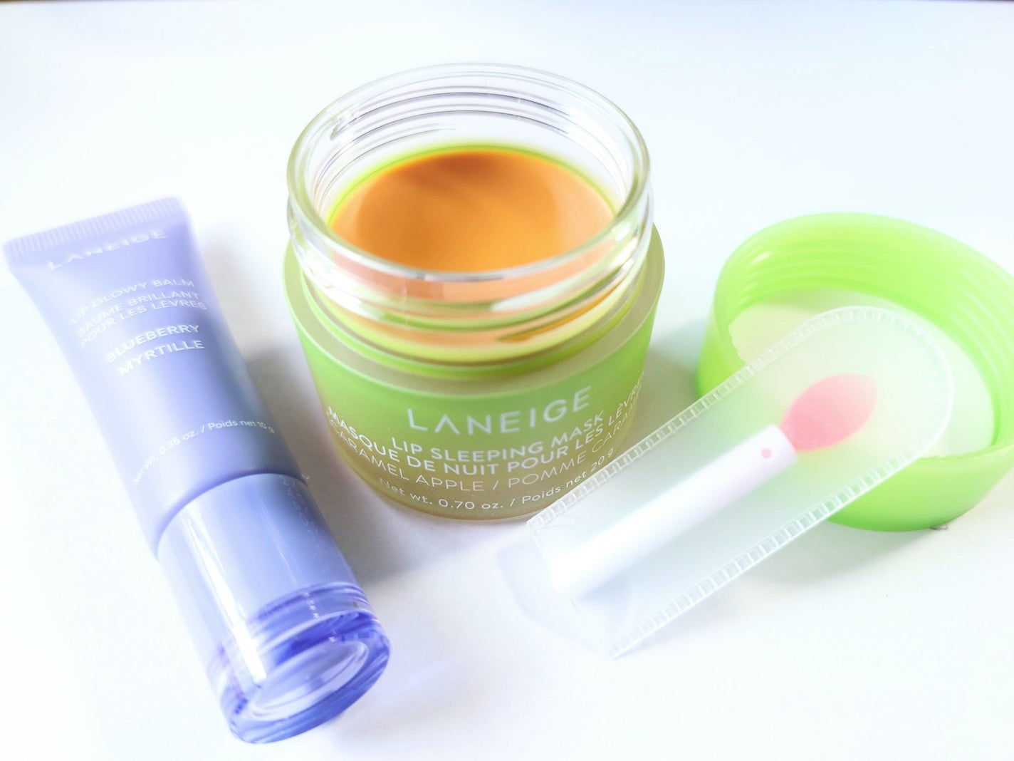 リップスリーピングマスク キャラメルアップル/LANEIGE/リップマスクを使ったクチコミ(1枚目)