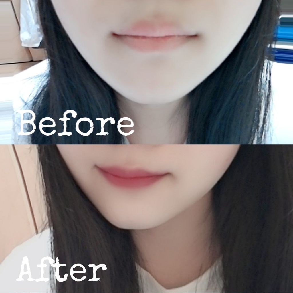 ウォータリーティント/THE FACE SHOP/口紅を使ったクチコミ（2枚目）