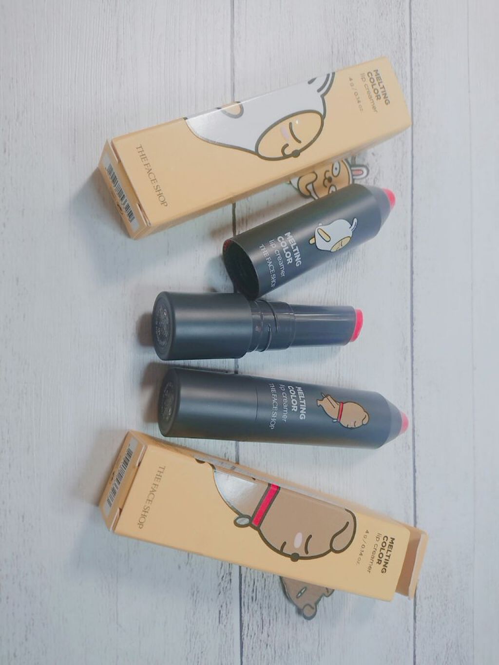 メルティングカラーリップクリーマー/THE FACE SHOP/口紅を使ったクチコミ(1枚目)