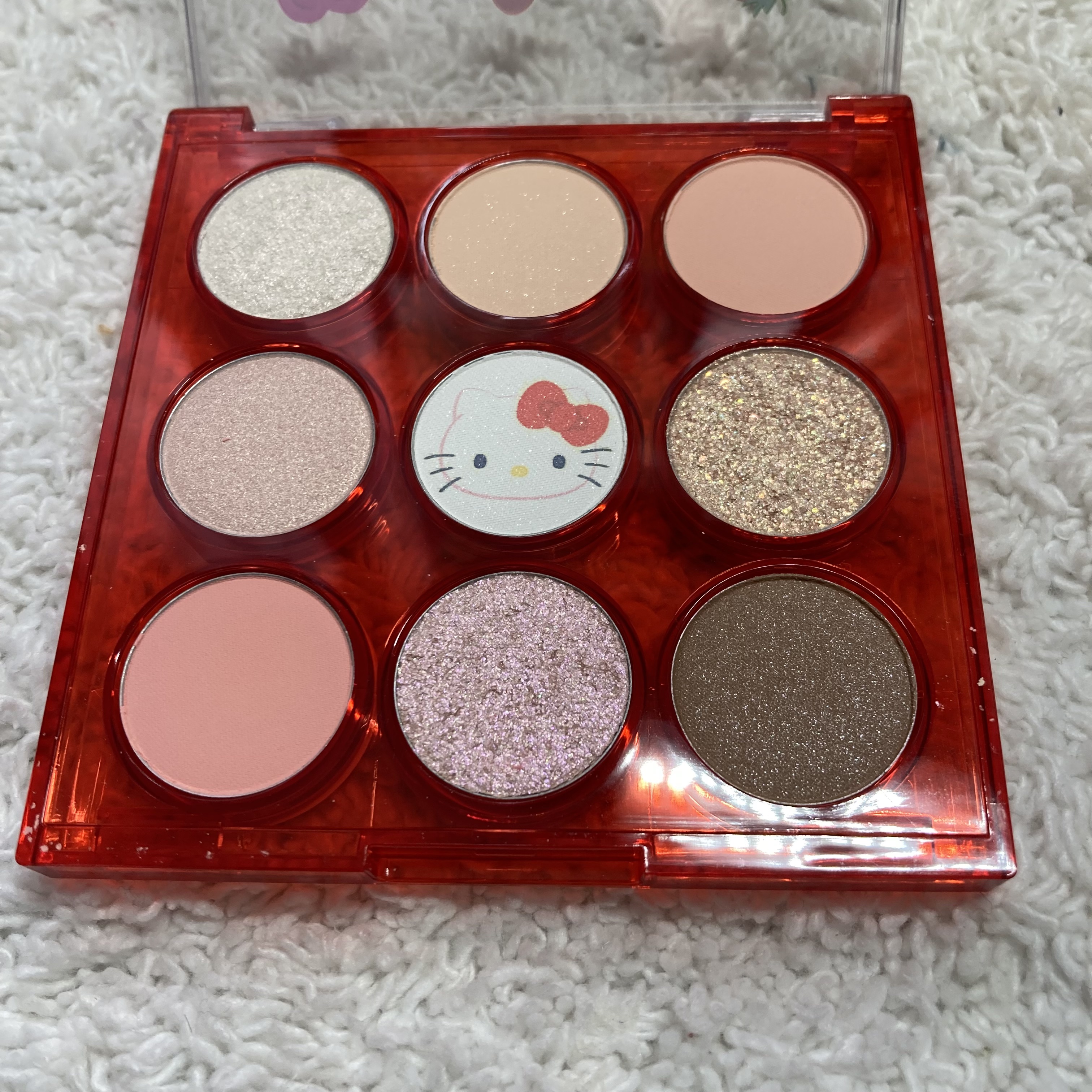 アイカラーパレット 05 ピーチガーデン（限定）/AMUSE/アイシャドウパレットを使ったクチコミ（2枚目）