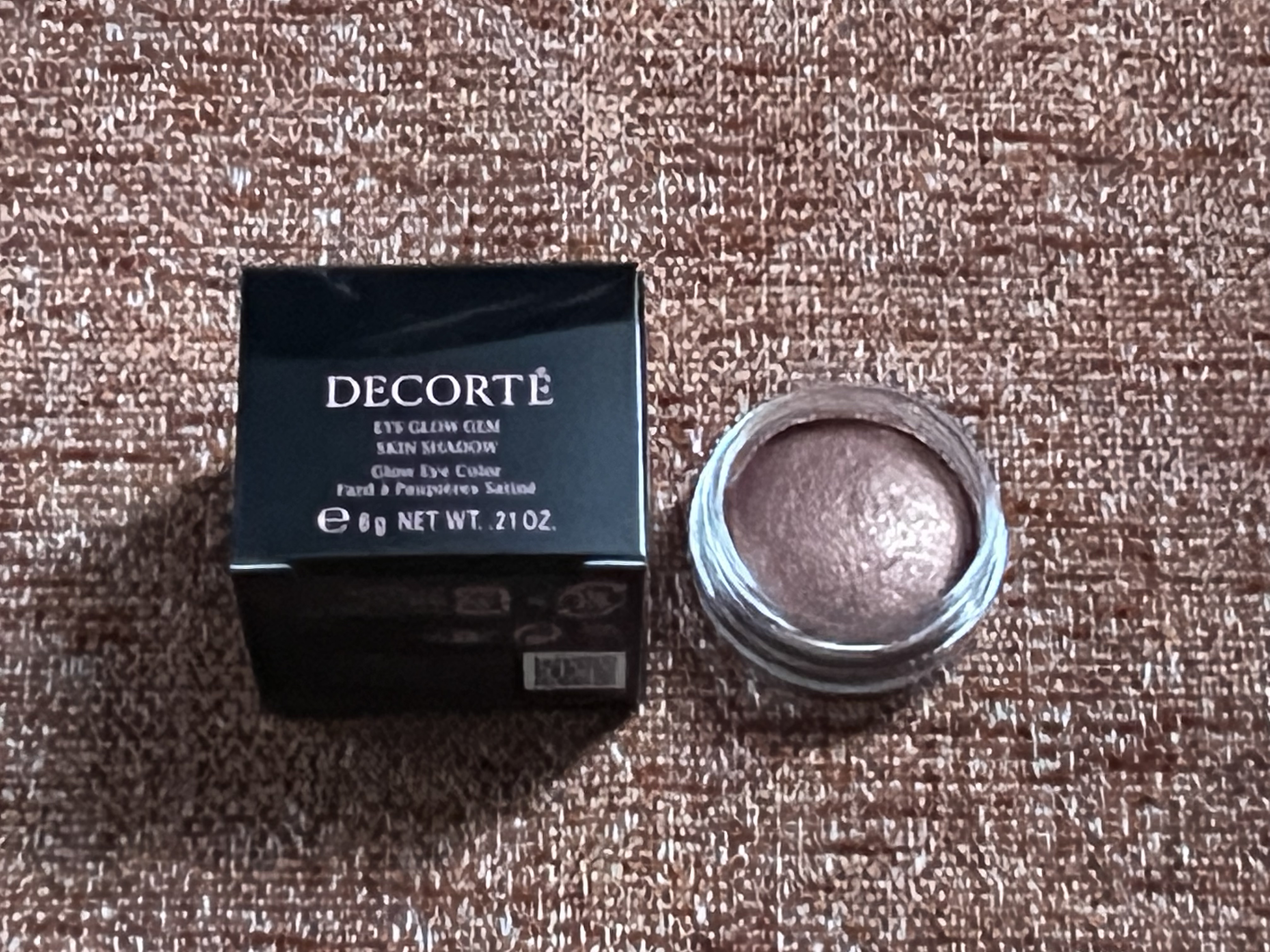 アイグロウジェム スキンシャドウ 15G shiny terracotta/DECORTÉ/ジェル・クリームアイシャドウを使ったクチコミ（2枚目）