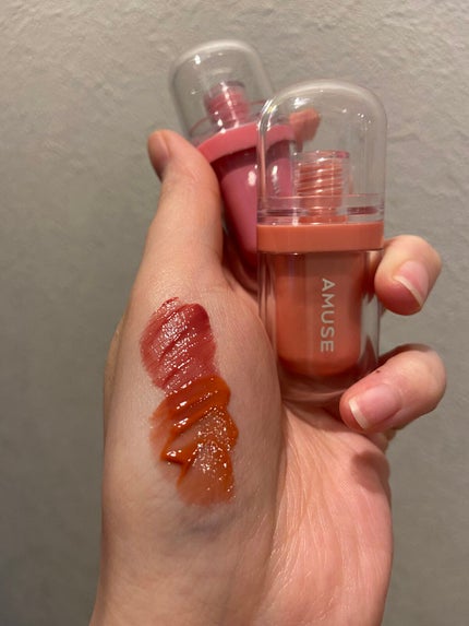 ジェルフィットティント/AMUSE/リップティントを使ったクチコミ(2枚目)