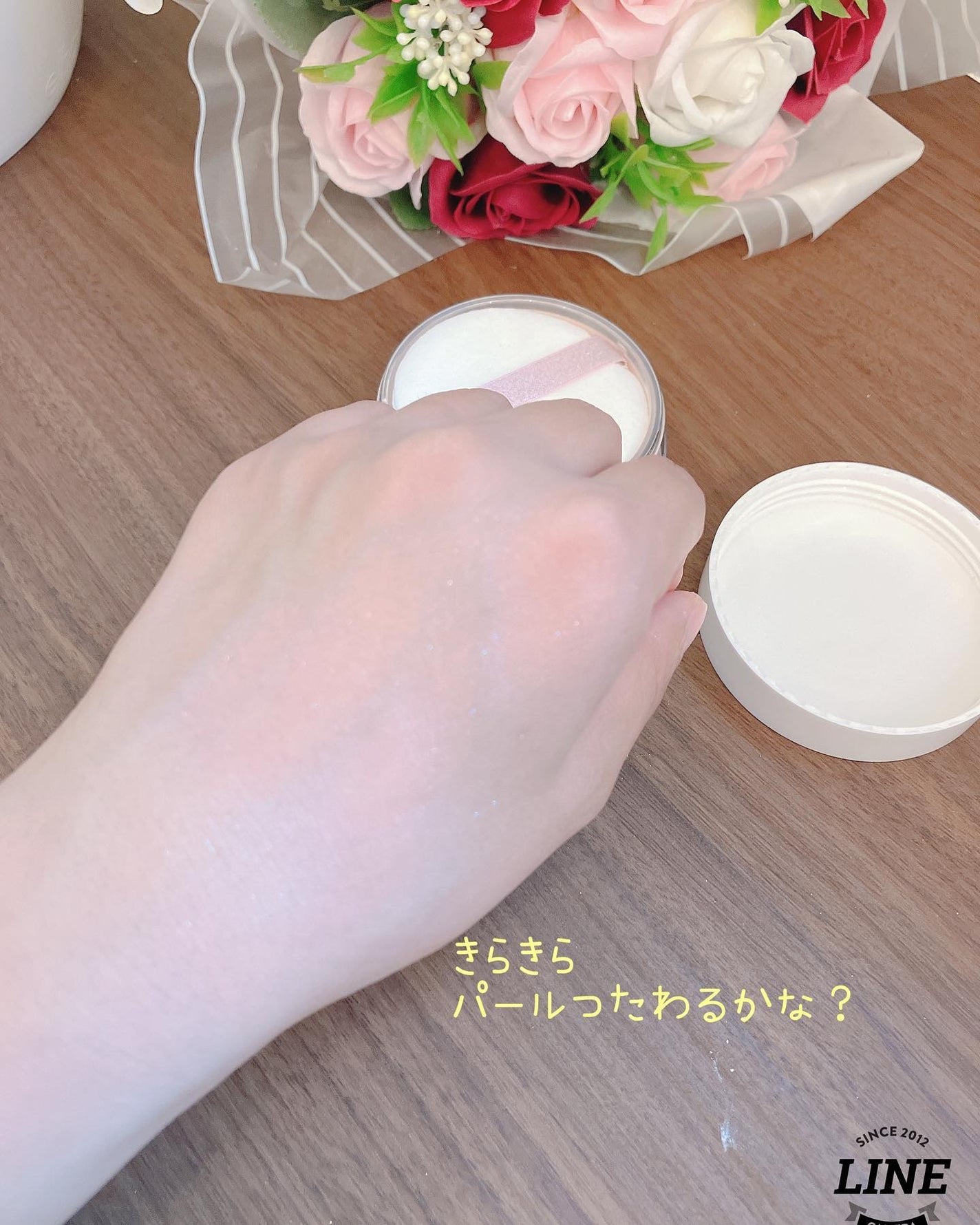 フレグランスリッチパウダー J(ペアーの香り)/パルガントン/ルースパウダーを使ったクチコミ(9枚目)