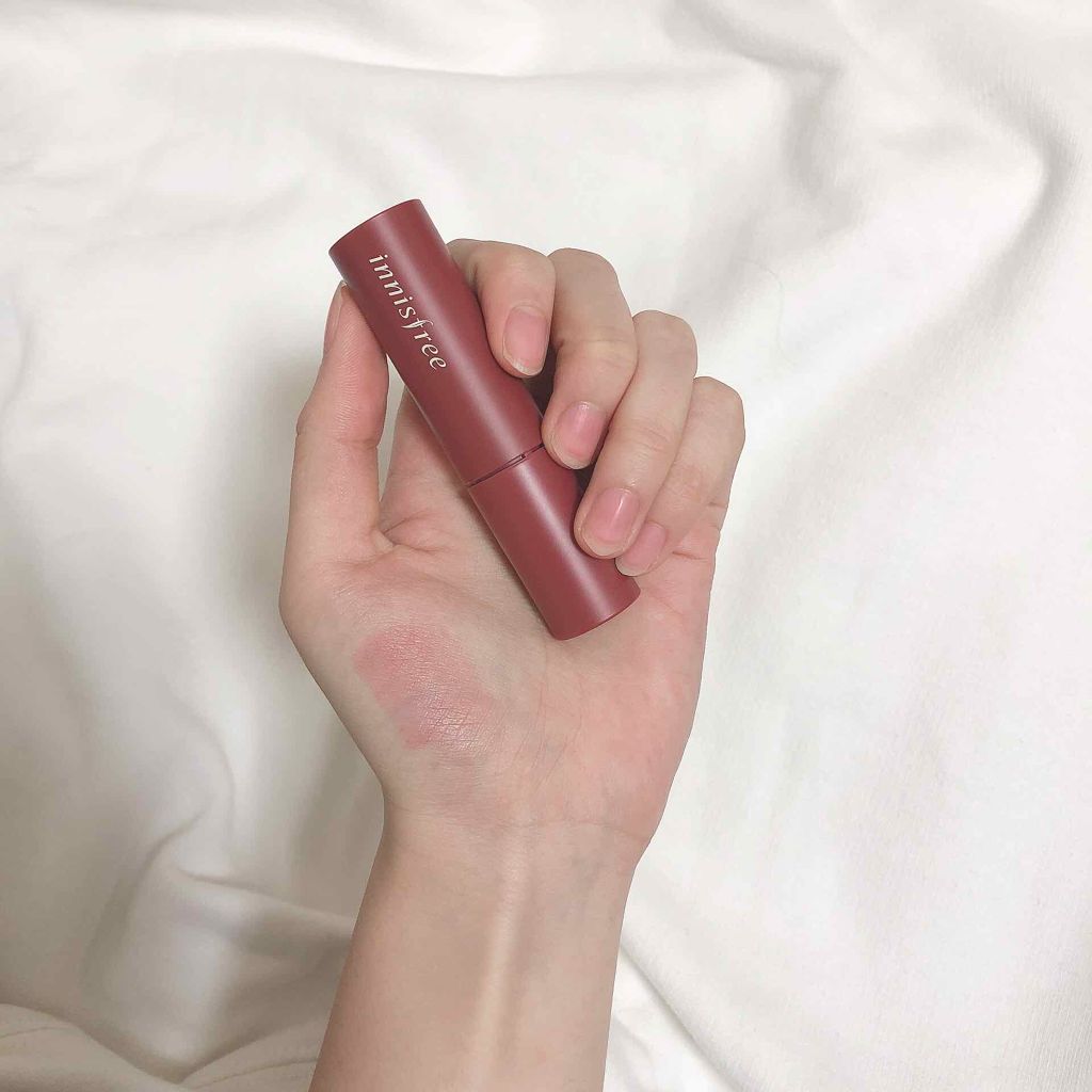ビビッドコットン インクティント/innisfree/口紅を使ったクチコミ(2枚目)