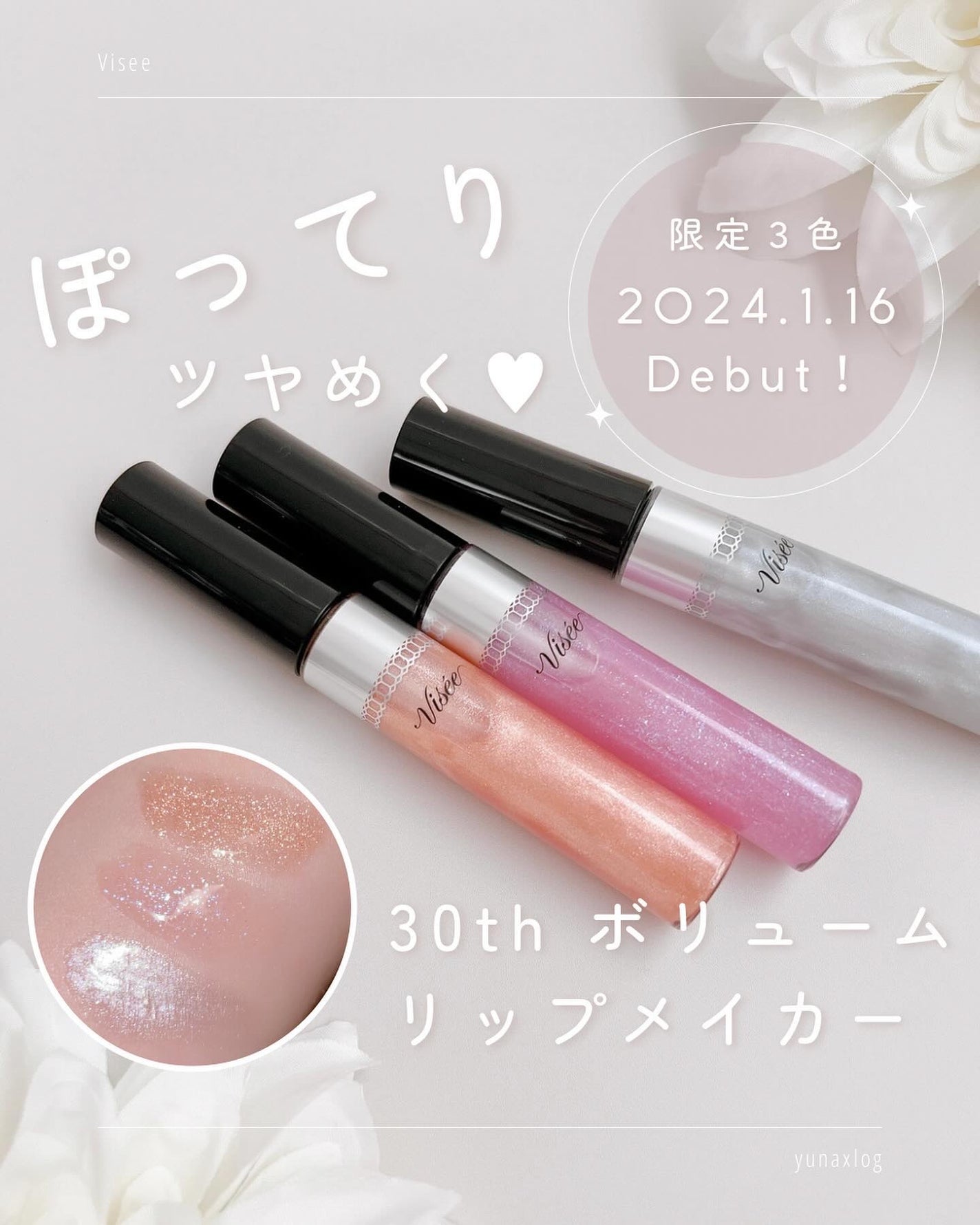 30th ボリュームリップ メイカー/Visée/リップグロスを使ったクチコミ(1枚目)