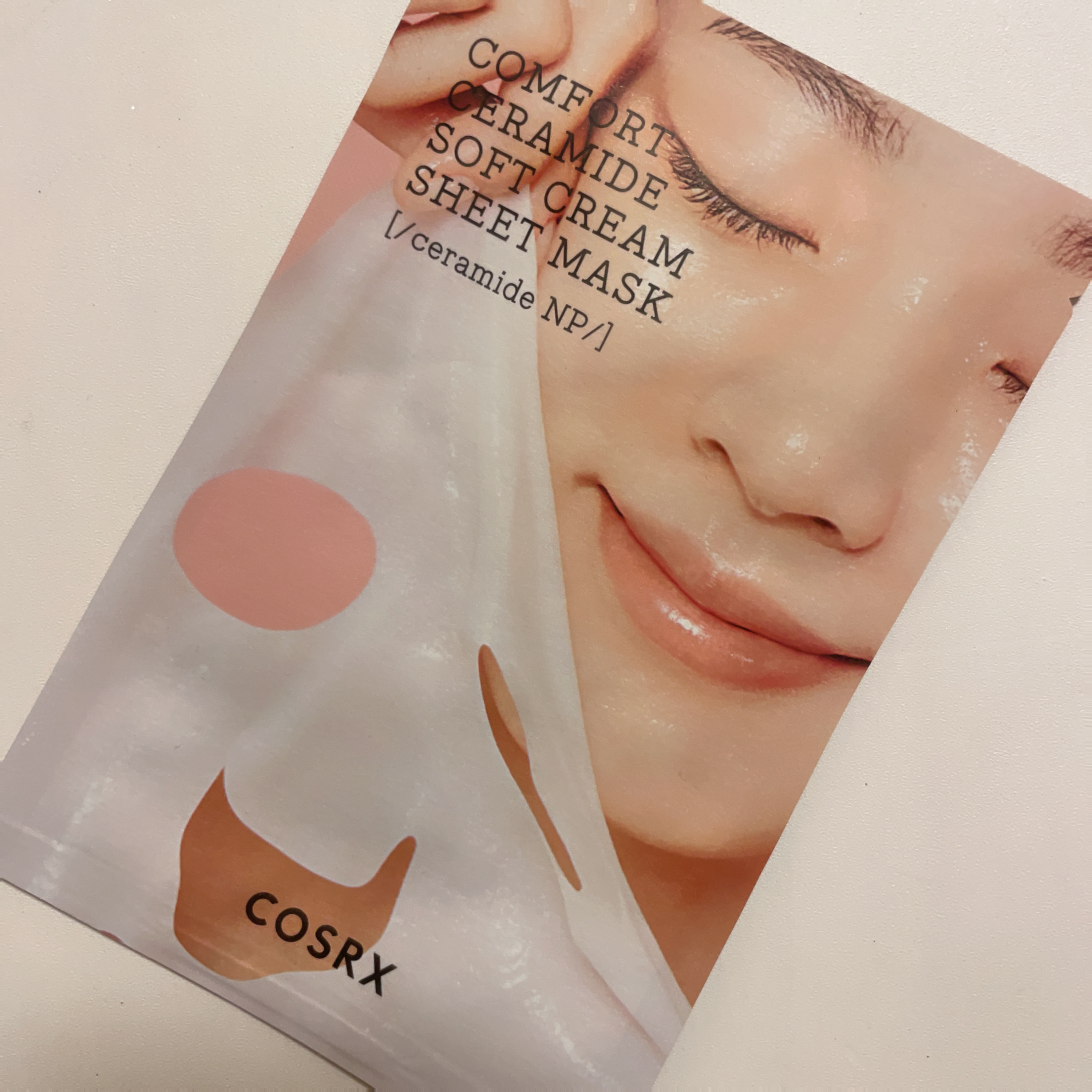 バランシウムコンフォートセラミードソフトクリームシートマスク /COSRX/シートマスク・パックを使ったクチコミ（1枚目）