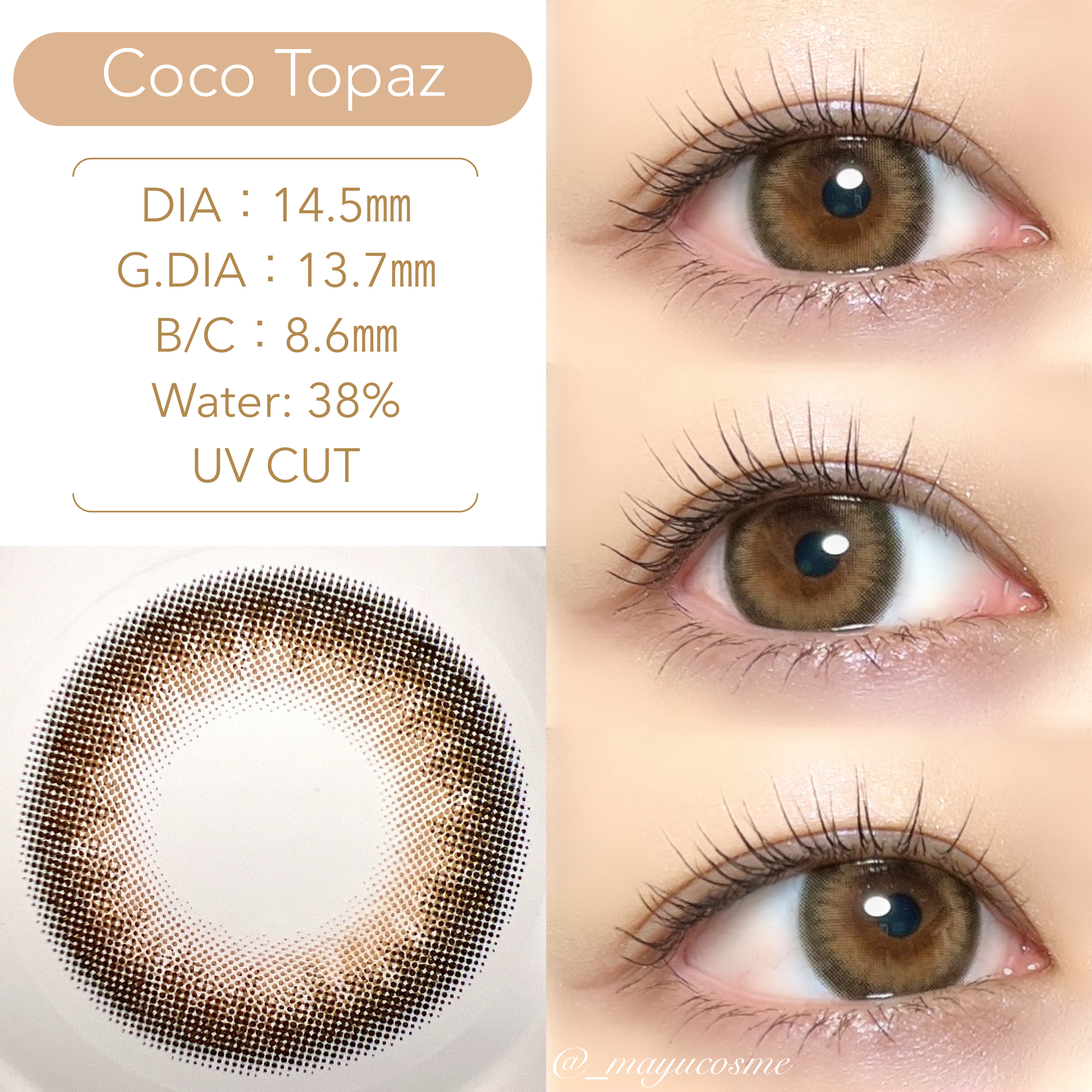 TOPARDS 1day/TOPARDS/ワンデー（１DAY）カラコンを使ったクチコミ（3枚目）