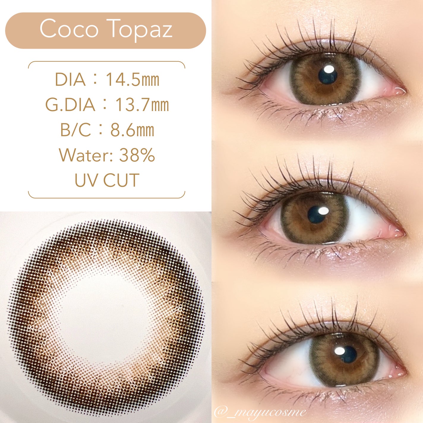 TOPARDS 1day/TOPARDS/ワンデー(1DAY)カラコンを使ったクチコミ(3枚目)