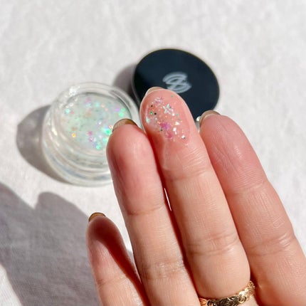 グリッタージェリー WH/ZEESEA/グリッターを使ったクチコミ(5枚目)