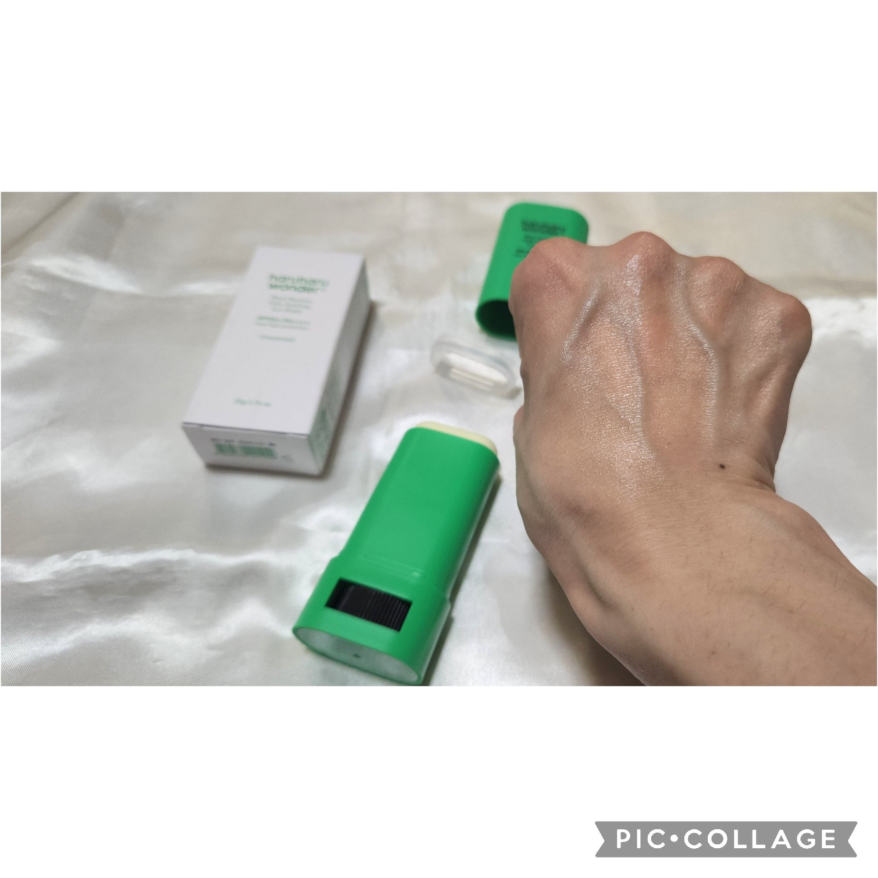 ブラックバンブーデイリー スージングサンシールド 20g SPF 50+/PA++++/haruharu wonder/日焼け止めスティックを使ったクチコミ（3枚目）