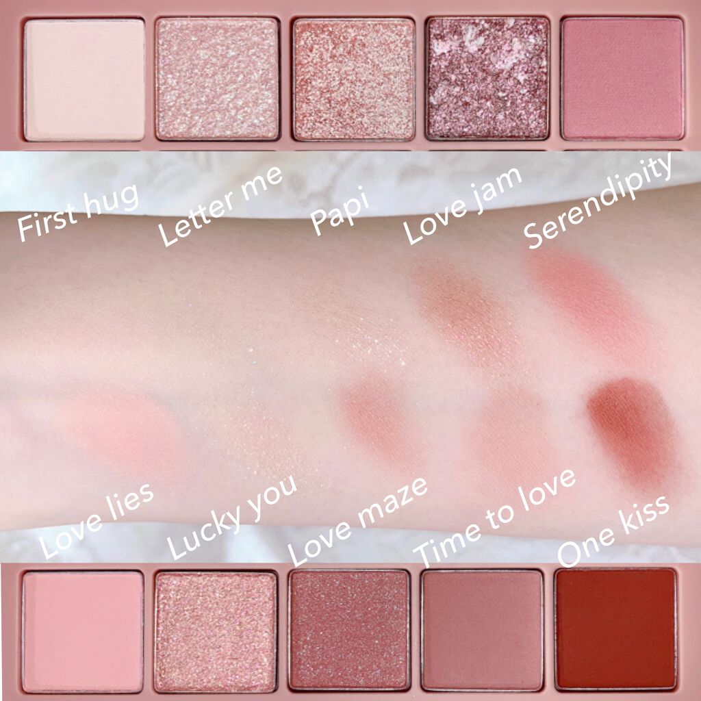 プロ アイ パレット 01 SIMPLY PINK/CLIO/アイシャドウパレットを使ったクチコミ（3枚目）