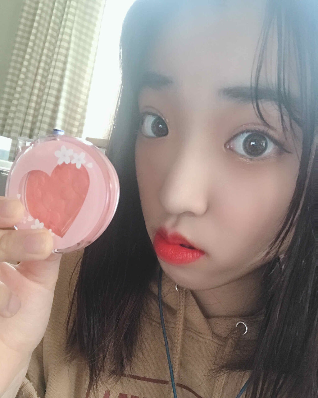 ハート ブロッサムチーク/ETUDE/パウダーチークを使ったクチコミ（2枚目）