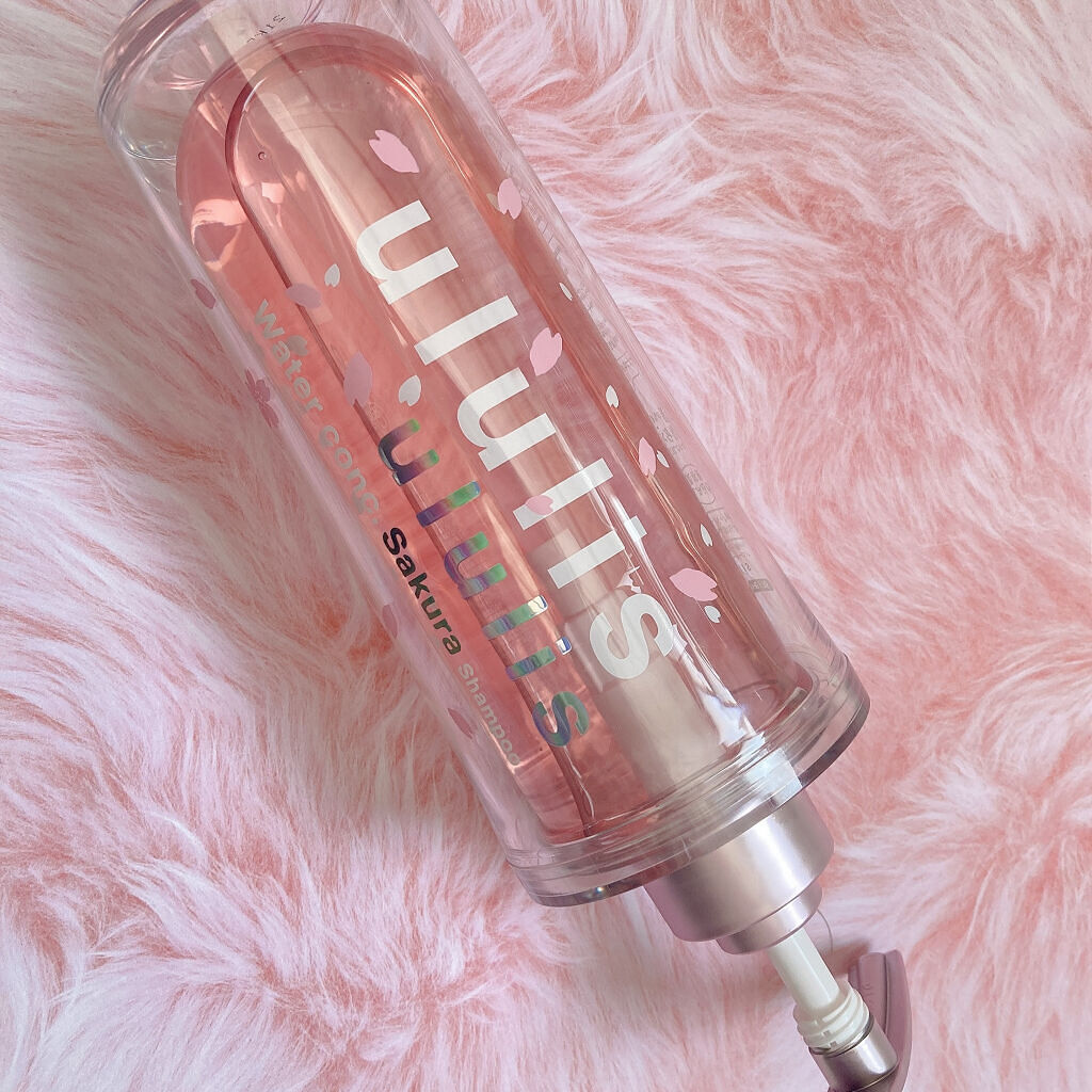 ウォーターコンク モイスト シャンプー（桜ver.)/ヘアトリートメント(桜ver.)/ululis/市販シャンプーを使ったクチコミ（3枚目）