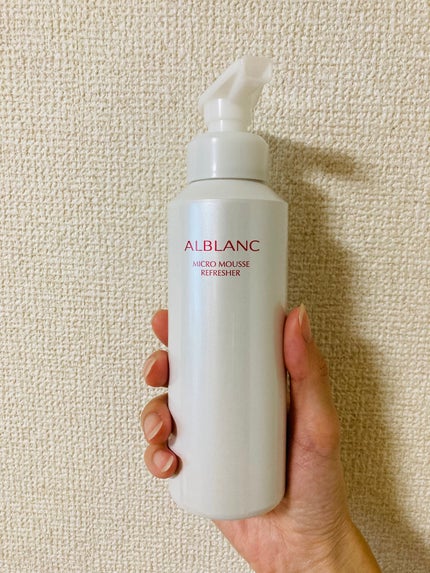 マイクロムース リフレッシャー/ALBLANC/泡洗顔を使ったクチコミ(1枚目)