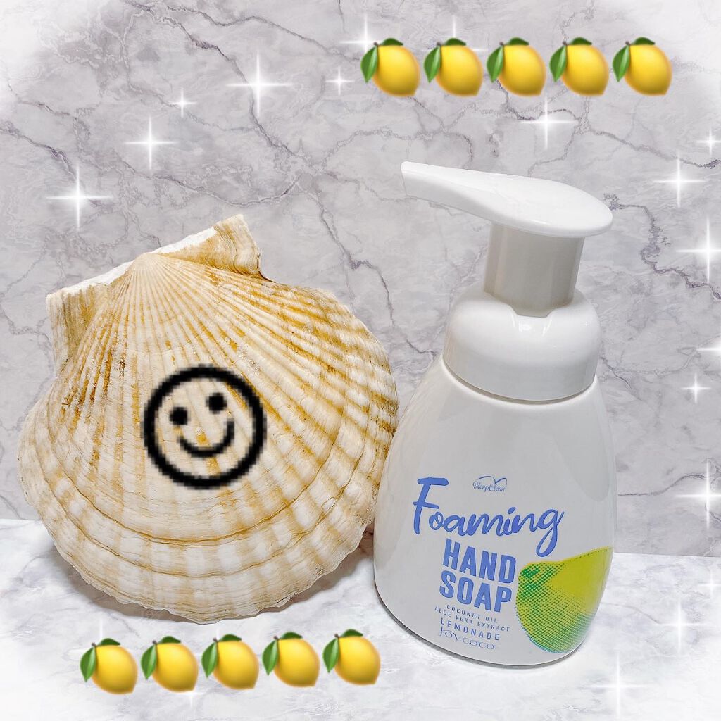 フォームハンドソープ レモネード/Joy.coco(ジョイココ)/ハンドソープを使ったクチコミ(3枚目)