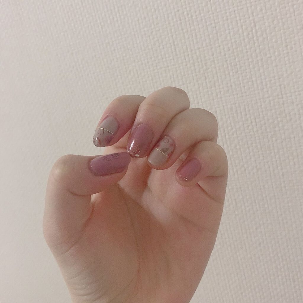 しずくネイルシール/キャンドゥ/ネイルシールを使ったクチコミ（2枚目）