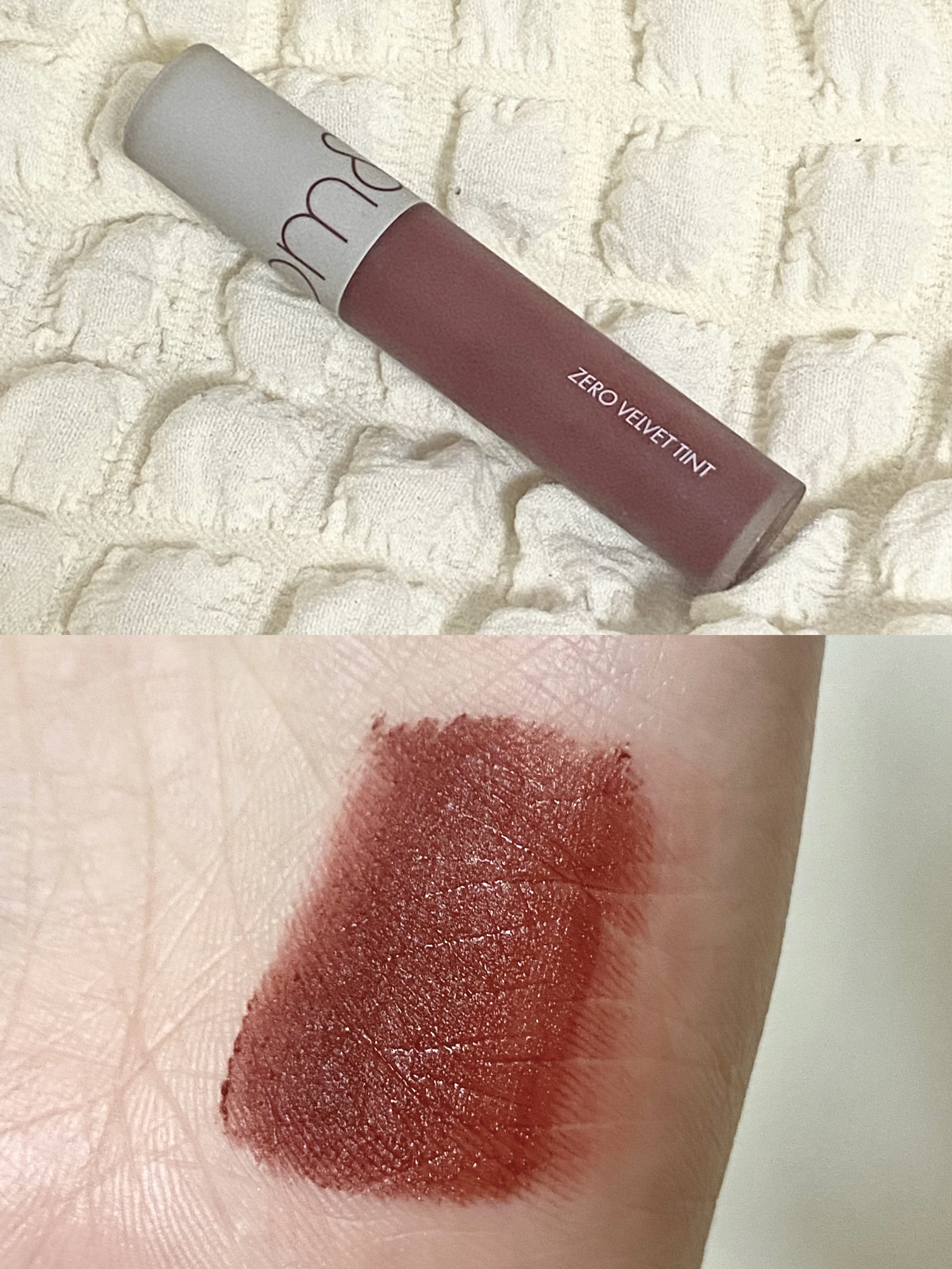ゼロベルベットティント/rom&nd/リップティントを使ったクチコミ（1枚目）