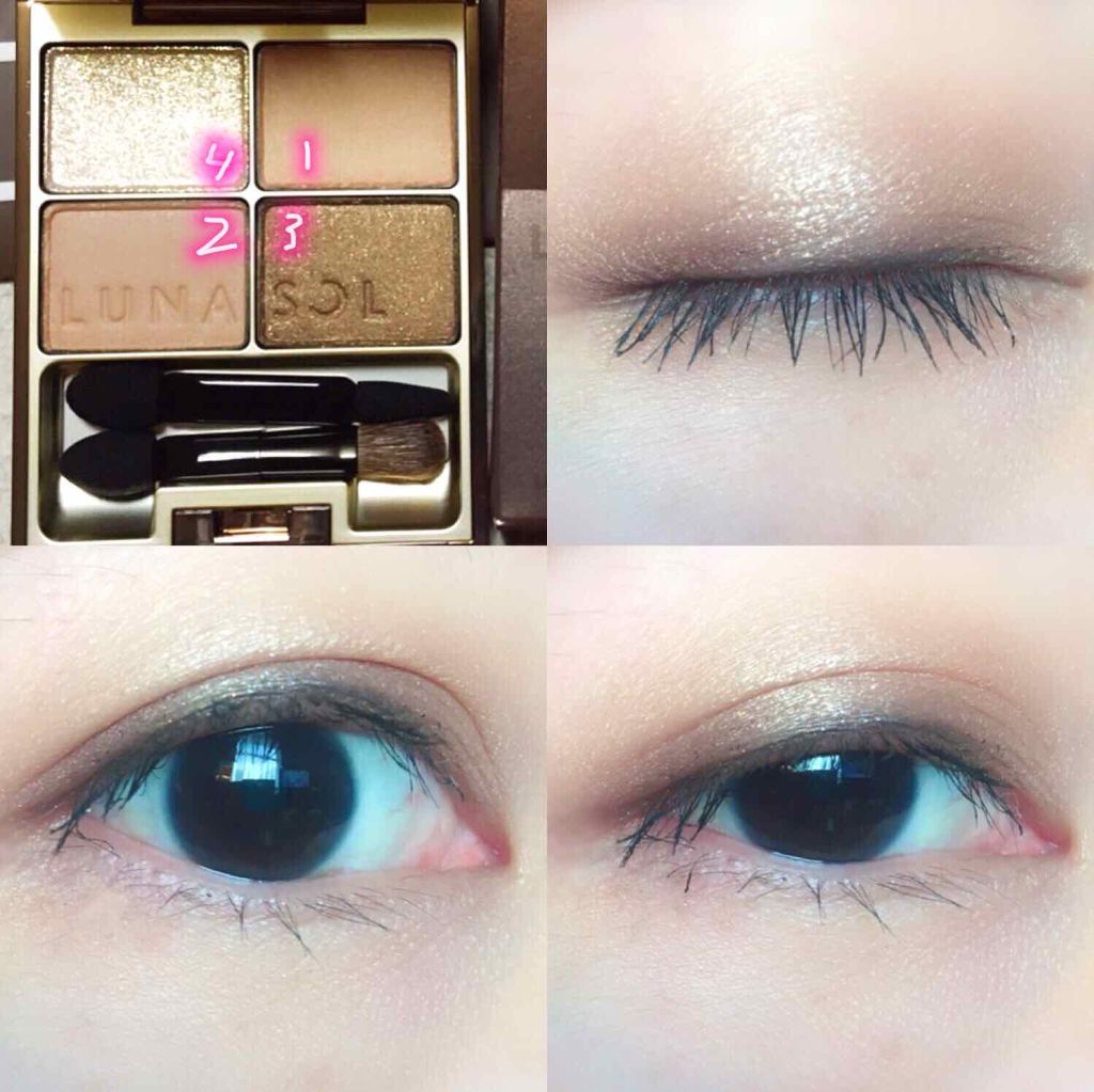 スキンモデリングアイズ/LUNASOL/アイシャドウパレットを使ったクチコミ（1枚目）