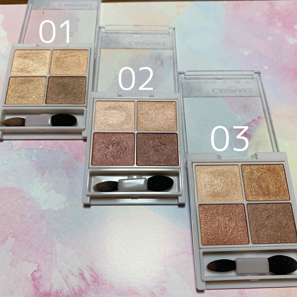 シルキースフレアイズ/キャンメイク/アイシャドウパレットを使ったクチコミ（3枚目）