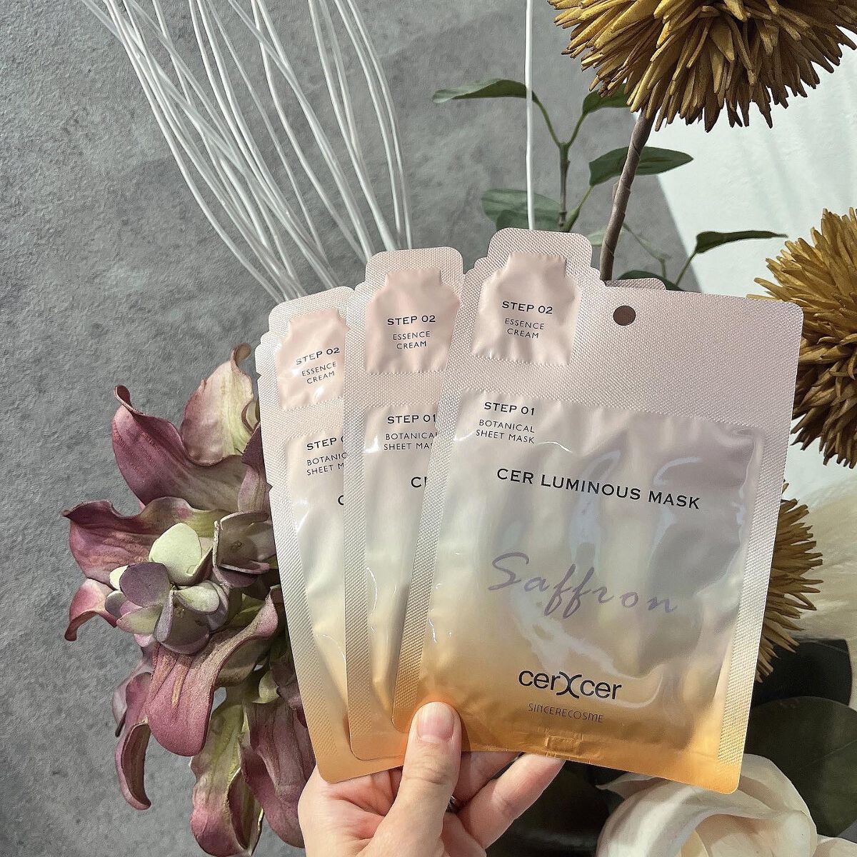 ルミナスマスク   (ケアクリーム付き) /cerXcer/シートマスク・パックを使ったクチコミ（2枚目）