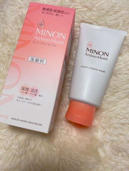 アミノモイスト モイストクリーミィ ウォッシュ/ミノン/洗顔フォームを使ったクチコミ(1枚目)