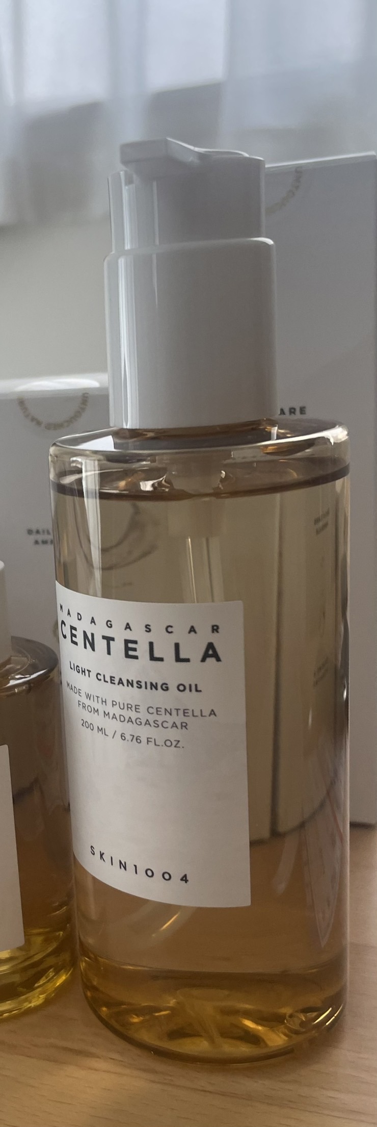 センテラ ライトクレンジングオイル/SKIN1004/オイルクレンジングを使ったクチコミ（2枚目）