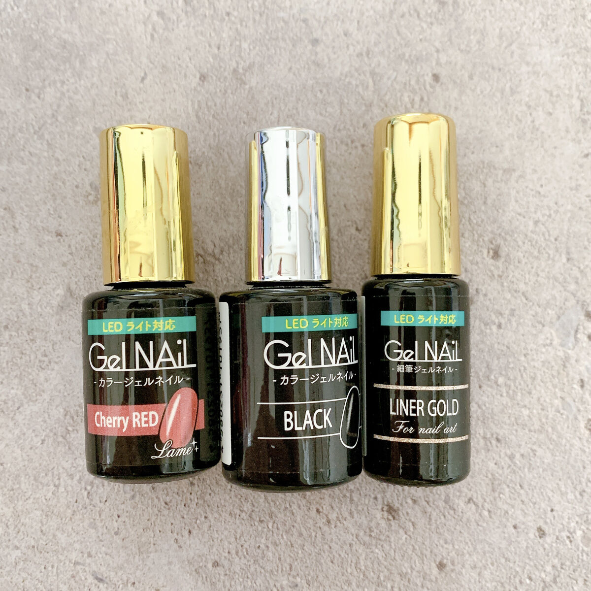 ジェルネイル（ライト対応）/セリア/ジェルネイルを使ったクチコミ（2枚目）