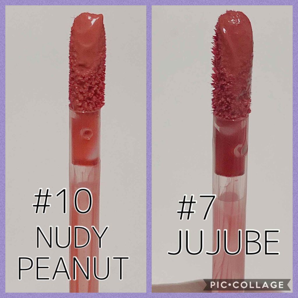 ジューシーラスティングティント/rom&nd/リップティントを使ったクチコミ(2枚目)