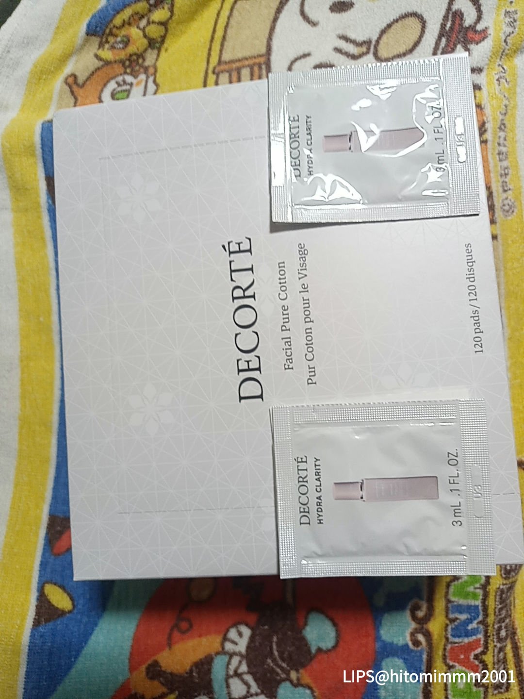 フェイシャル ピュア コットン N/DECORTÉ/コットンを使ったクチコミ（2枚目）