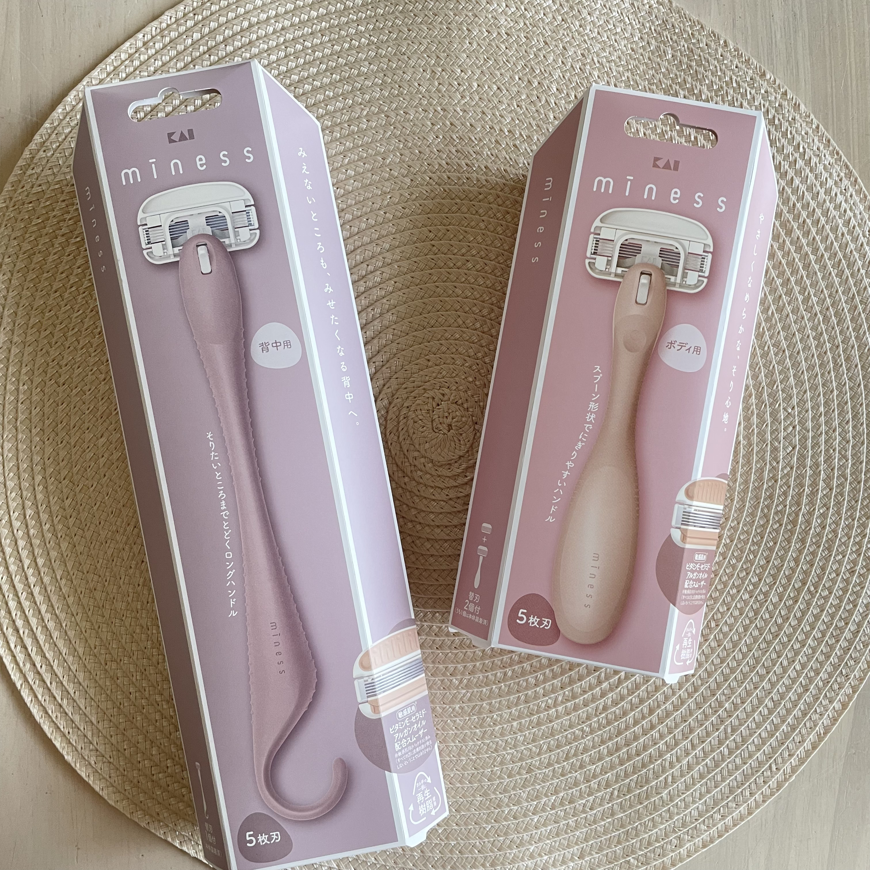 miness ボディ用カミソリ 替刃2個付/貝印/シェーバーを使ったクチコミ（2枚目）