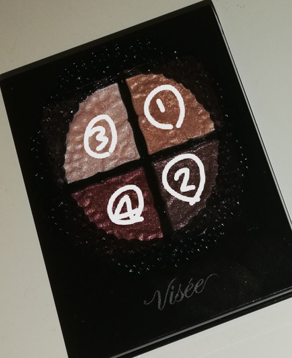 グロッシーリッチ アイズ/Visée/アイシャドウパレットを使ったクチコミ（2枚目）